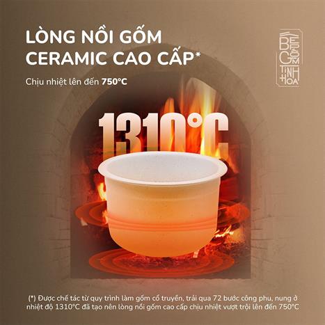 Nồi cơm điện tử Unie 1.8 lít URC818P
