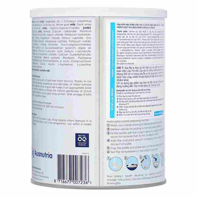 Sữa dê Kabrita số 1 800g