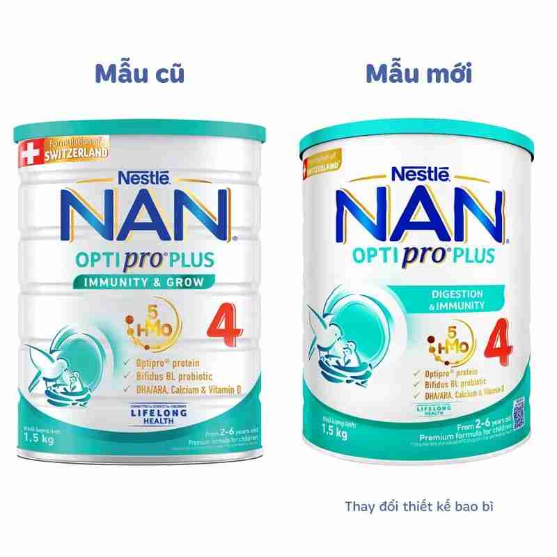 Sữa bột NAN Optipro Plus số 4 1500g