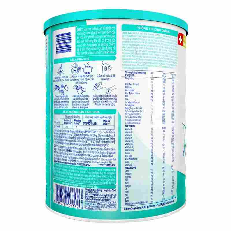 Sữa bột NAN Optipro Plus số 4 1500g