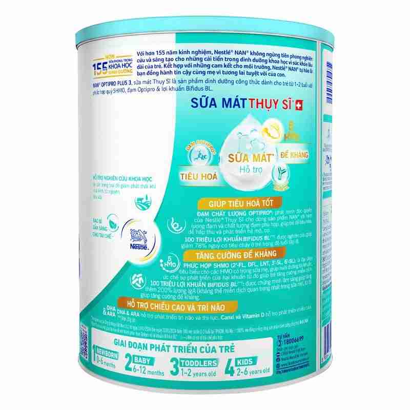 Sữa bột NAN Optipro Plus số 3 800g