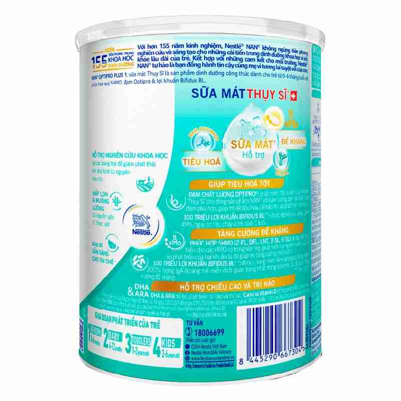 Sữa bột NAN Optipro Plus số 1 400g