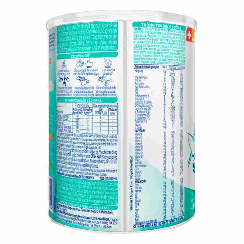 Sữa bột NAN Optipro Plus số 1 400g