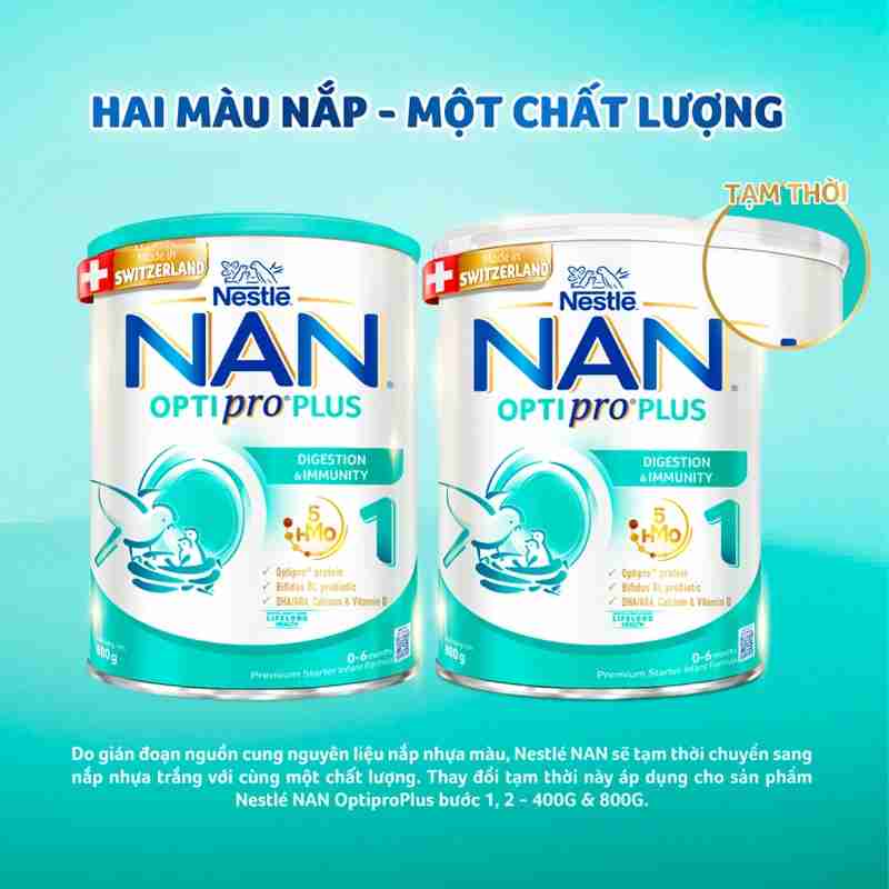 Sữa bột NAN Optipro Plus số 1 800g