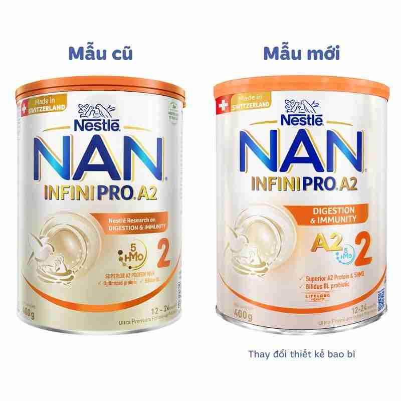 Sữa bột NAN InfiniPro A2 số 2 400g
