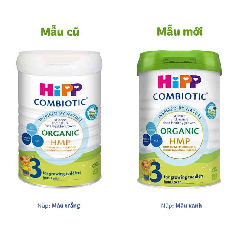 Sữa bột HiPP Organic Combiotic số 3 800g
