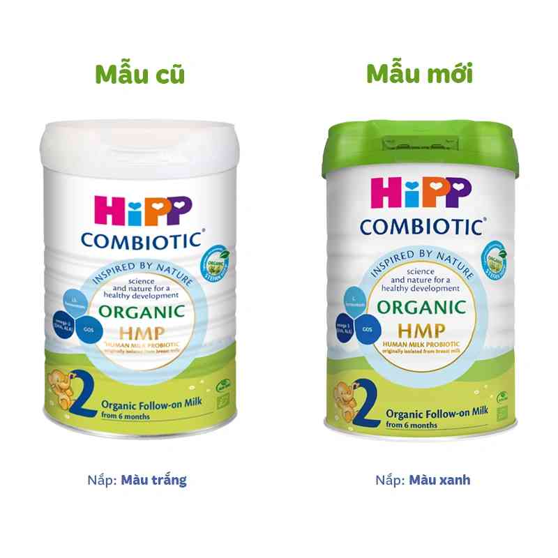 Sữa bột HiPP Organic Combiotic số 2 800g