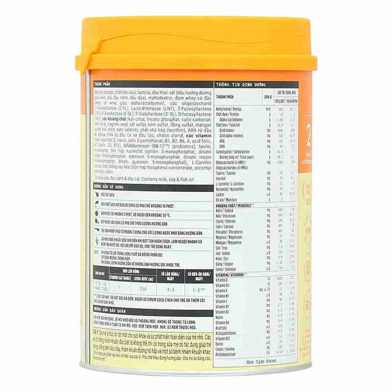 Sữa bột Optimum Gold số 2 800g