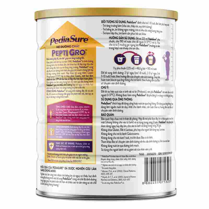 Sữa bột Abbott PediaSure BA 800g