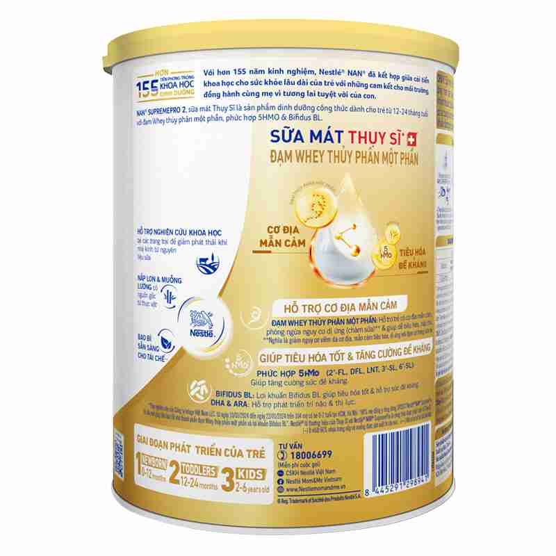 Sữa bột NAN Supremepro số 2 800g