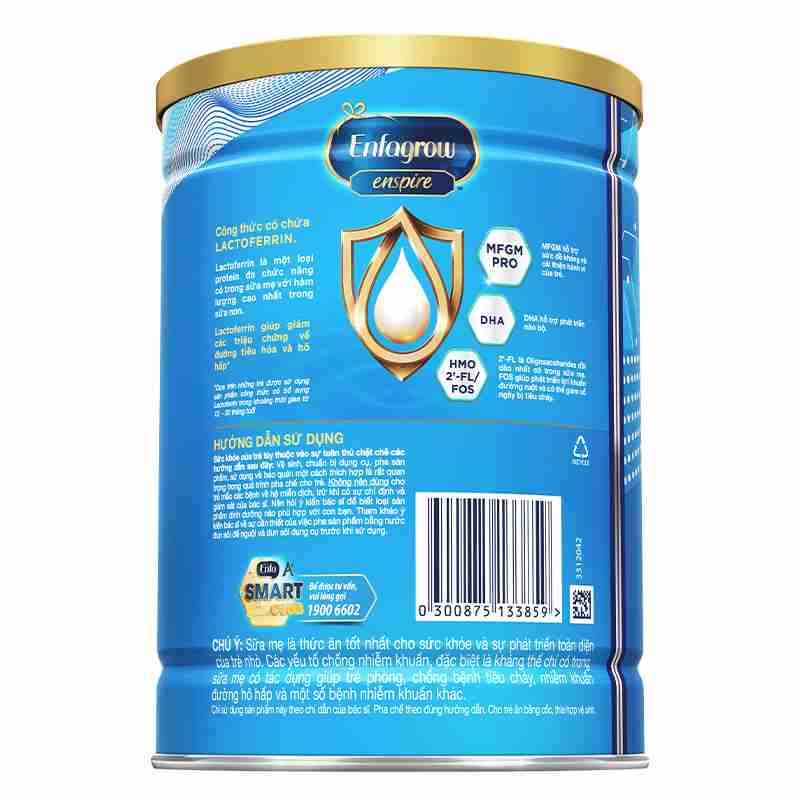 Sữa bột Enfagrow Enspire số 3 850g
