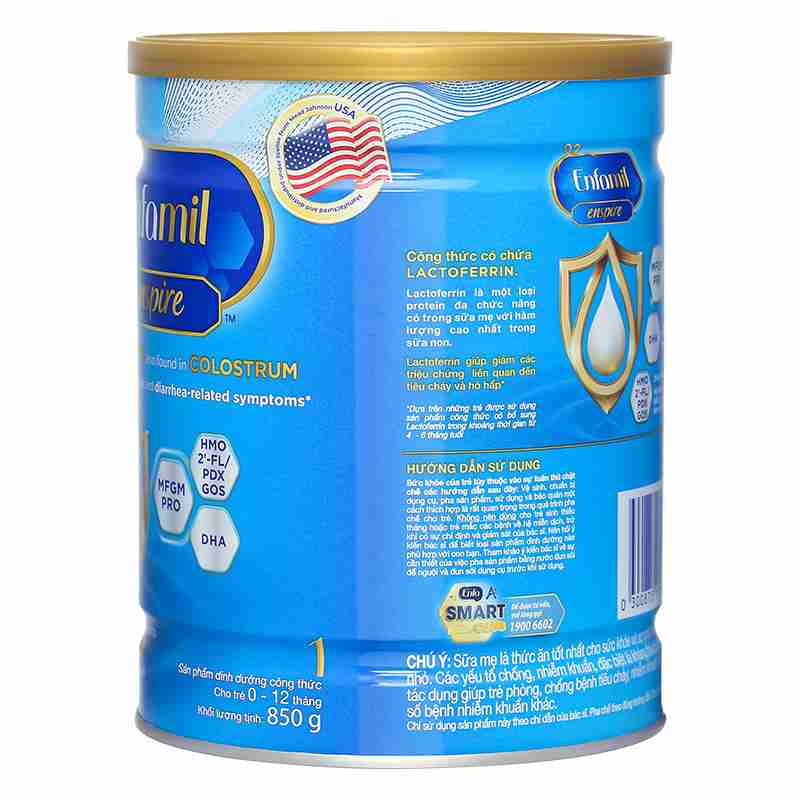 Sữa bột Enfamil Enspire số 1 850g