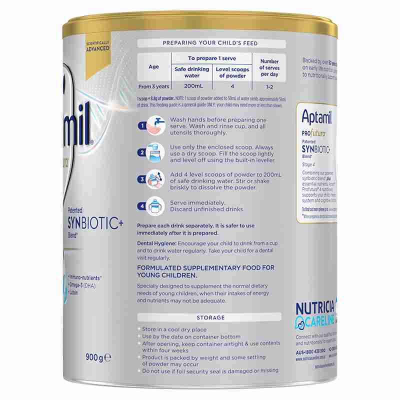 Sữa bột Aptamil Úc Profutura số 4 900g