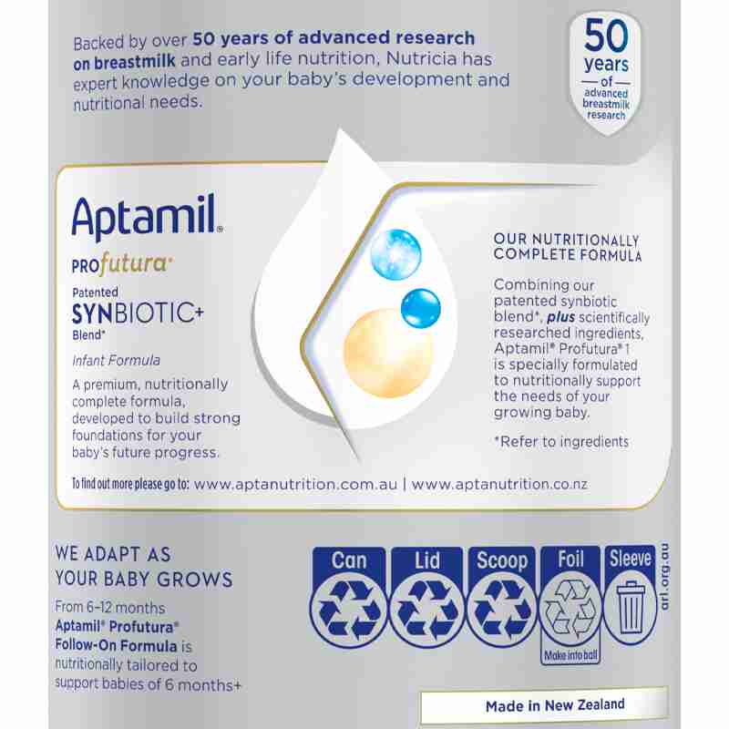 Sữa bột Aptamil Úc Profutura số 1 900g