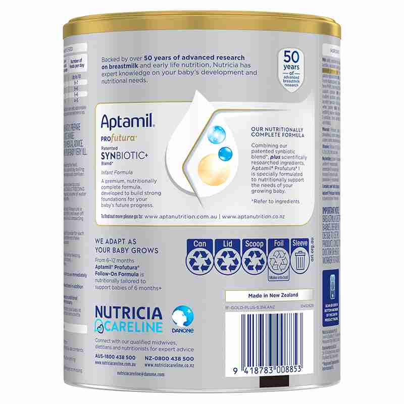 Sữa bột Aptamil Úc Profutura số 1 900g