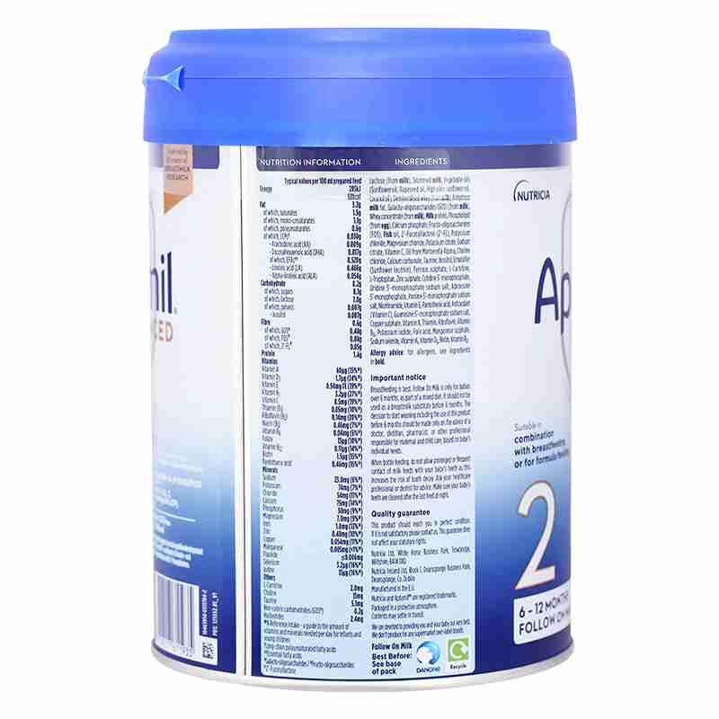 Sữa bột Aptamil Anh Advanced số 2 800g