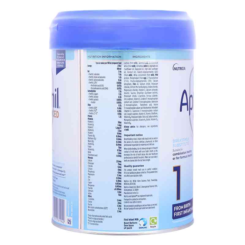 Sữa bột Aptamil Anh Advanced số 1 800g