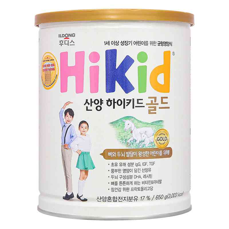 Sữa bột Hikid sữa dê 650g