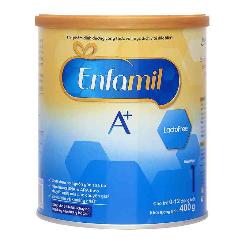 Sữa bột Enfamil A+ LactoFree Care 400g