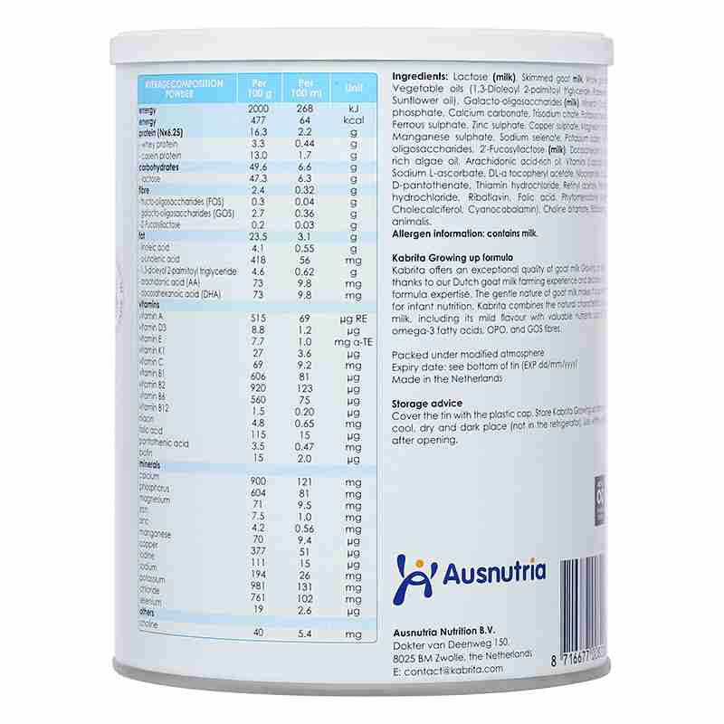 Sữa bột Kabrita số 3 sữa dê 800g