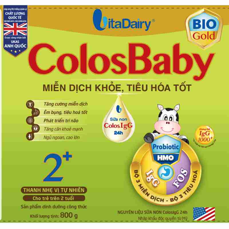 Sữa bột ColosBaby Bio Gold 2+ 800g (trên 2 tuổi)