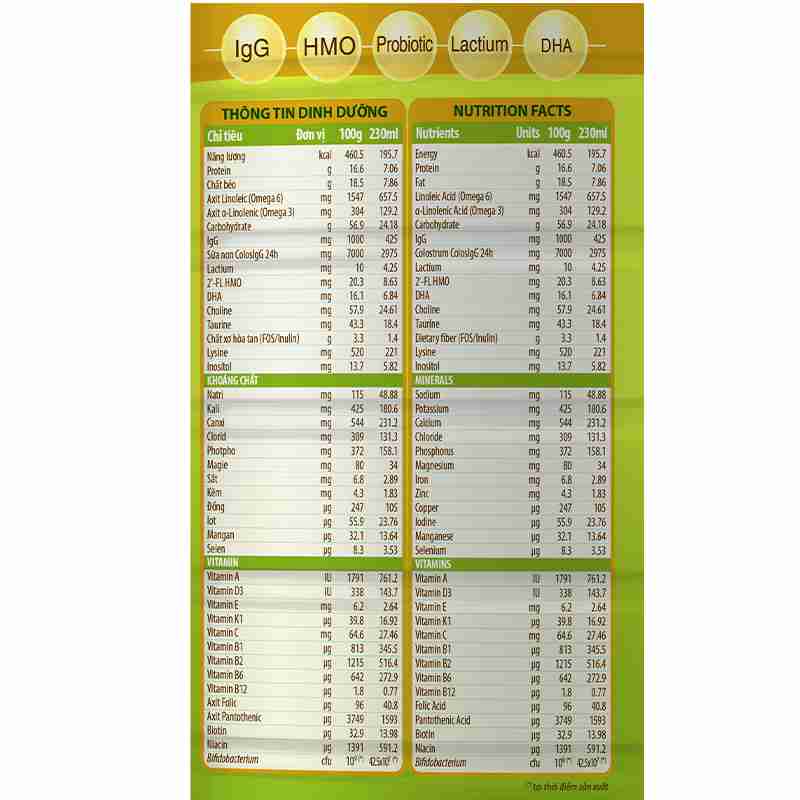 Sữa bột ColosBaby Bio Gold 1+ 800g (12-24 tháng)