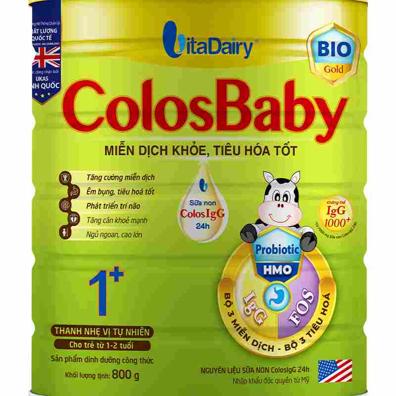 Sữa bột ColosBaby Bio Gold 1+ 800g (12-24 tháng)