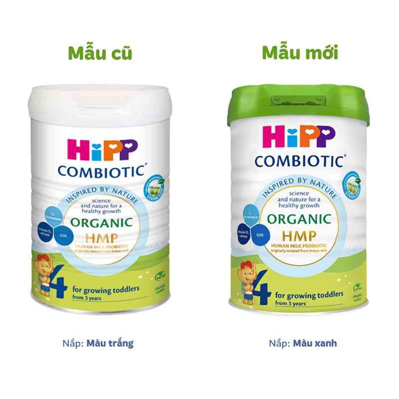 Sữa bột HiPP Organic Combiotic số 4 800g (từ 3 tuổi)