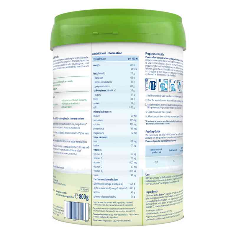Sữa bột HiPP Organic Combiotic số 4 800g (từ 3 tuổi)