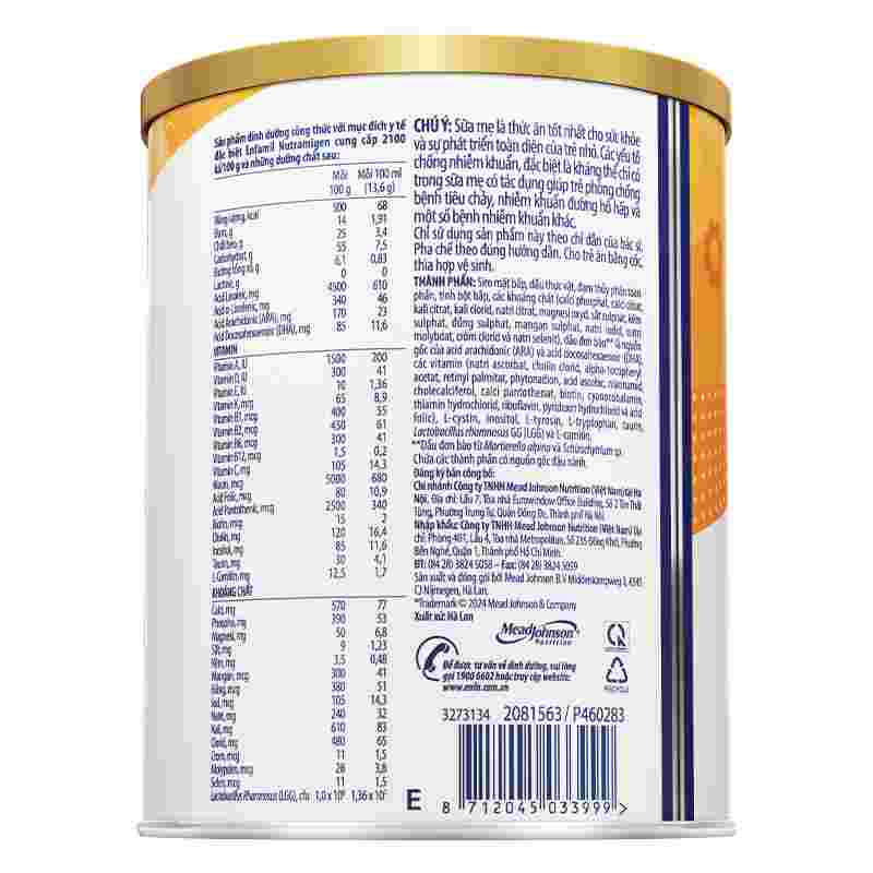 Sữa bột Enfa Nutramigen LGG 400g (0-12 tháng)