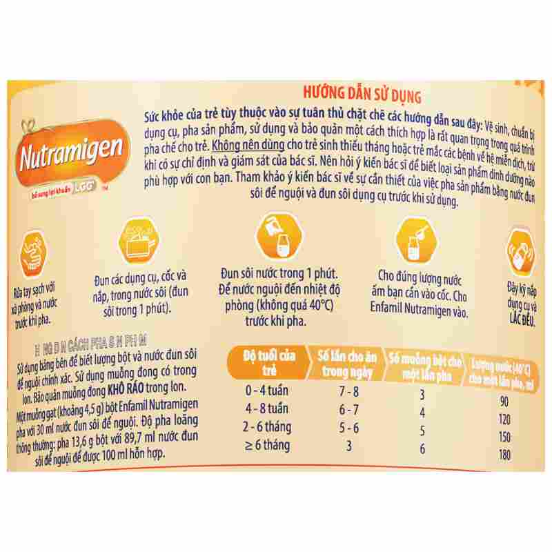 Sữa bột Enfa Nutramigen LGG 400g (0-12 tháng)
