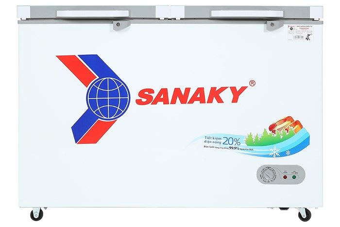 Tủ đông Sanaky 2 cửa kính TD.VH3699A2KD 270 lít
