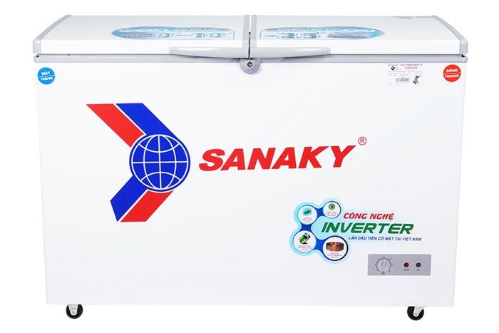 Tủ đông Sanaky Inverter 2 ngăn VH-4099W3 280 lít