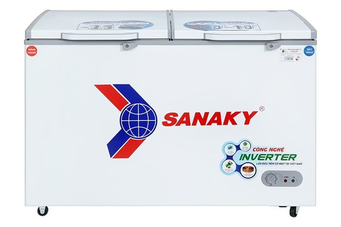 Tủ đông Sanaky Inverter 2 ngăn VH-5699W3 365 lít