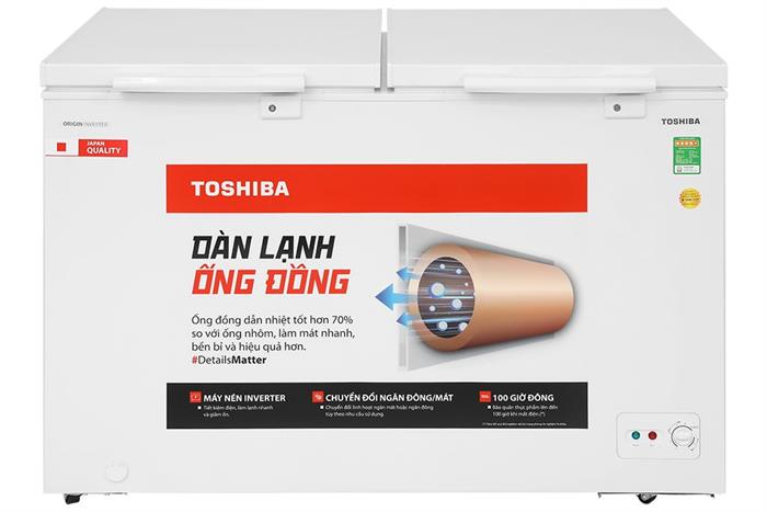 Tủ đông Toshiba Inverter GR-RC470CM-PMV(01) 362 lít