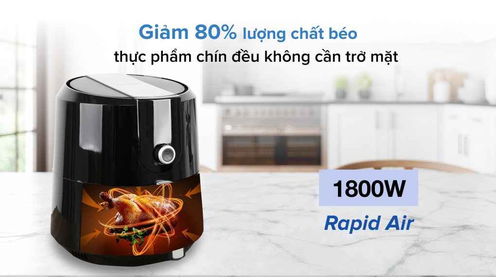 Nồi chiên không dầu Kangaroo 5.2 lít KG55AF1A