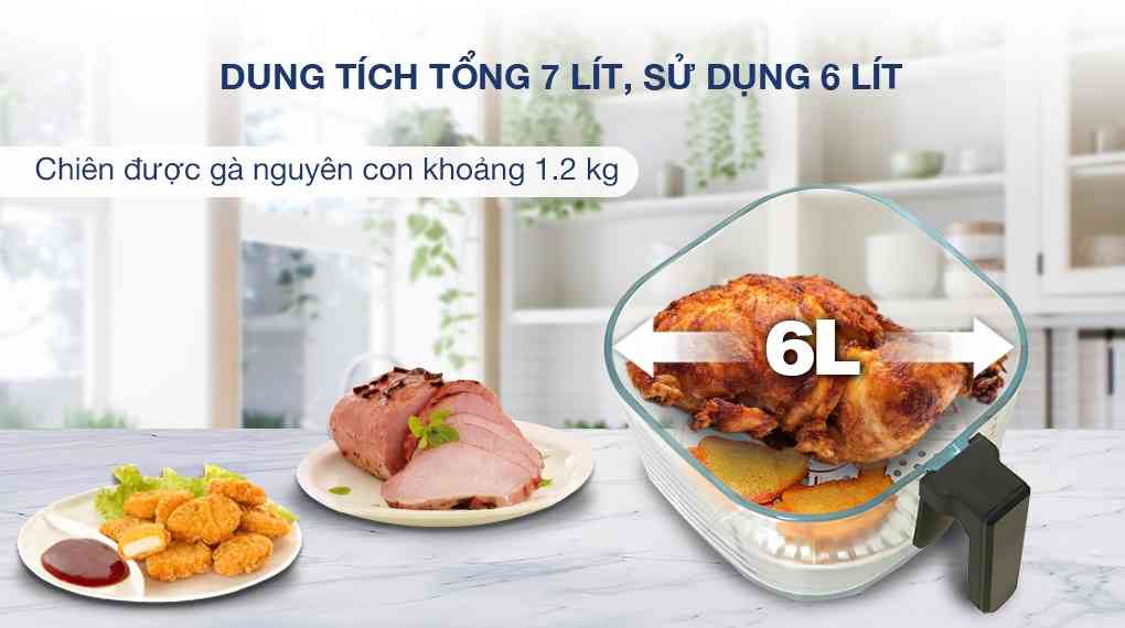 Nồi chiên không dầu Mishio MK373 7 lít