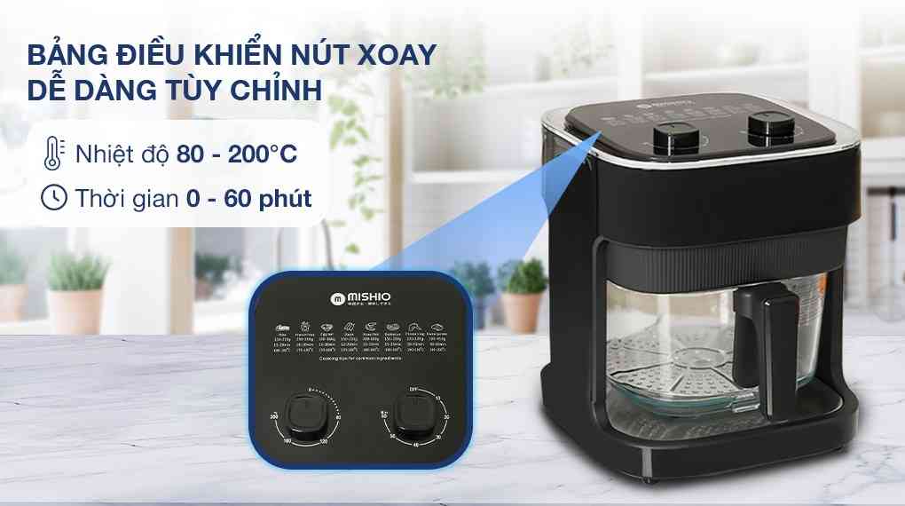 Nồi chiên không dầu Mishio MK373 7 lít