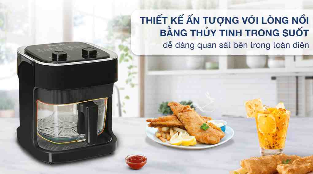 Nồi chiên không dầu Mishio MK373 7 lít