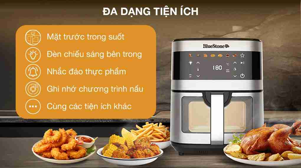 Nồi chiên không dầu BlueStone AFB-5886 9 lít