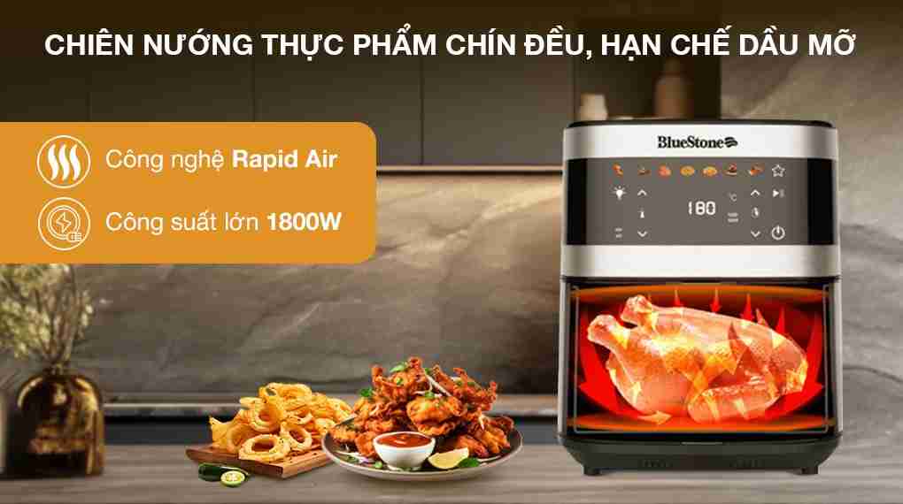 Nồi chiên không dầu BlueStone AFB-5886 9 lít