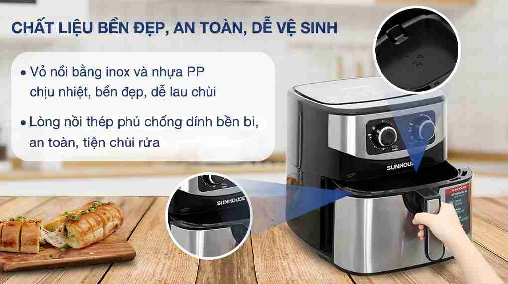 Nồi chiên không dầu Sunhouse SHD4035 9 lít
