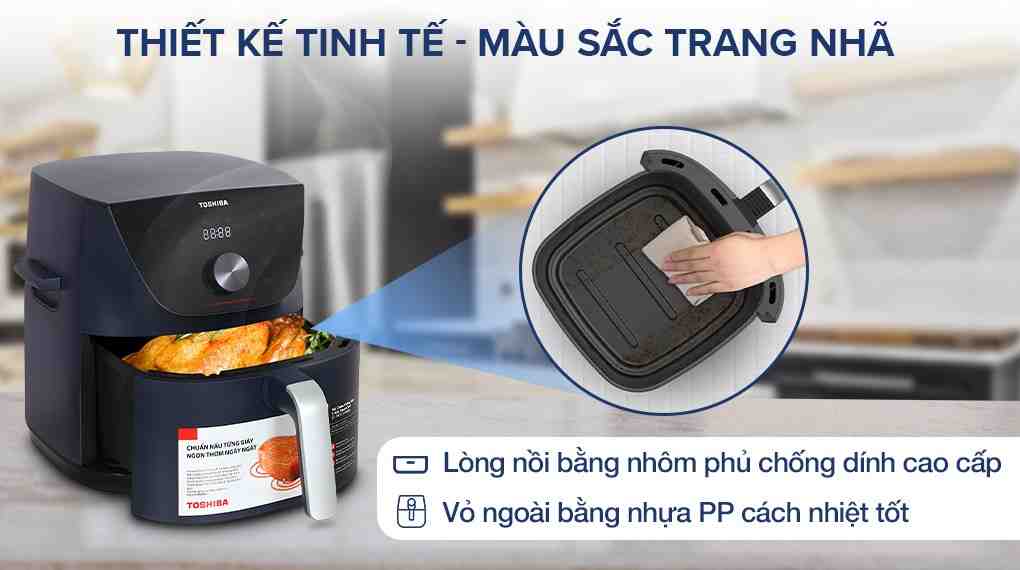 Nồi chiên không dầu Toshiba AF-74CS2SRVN(B) 7.4 lít