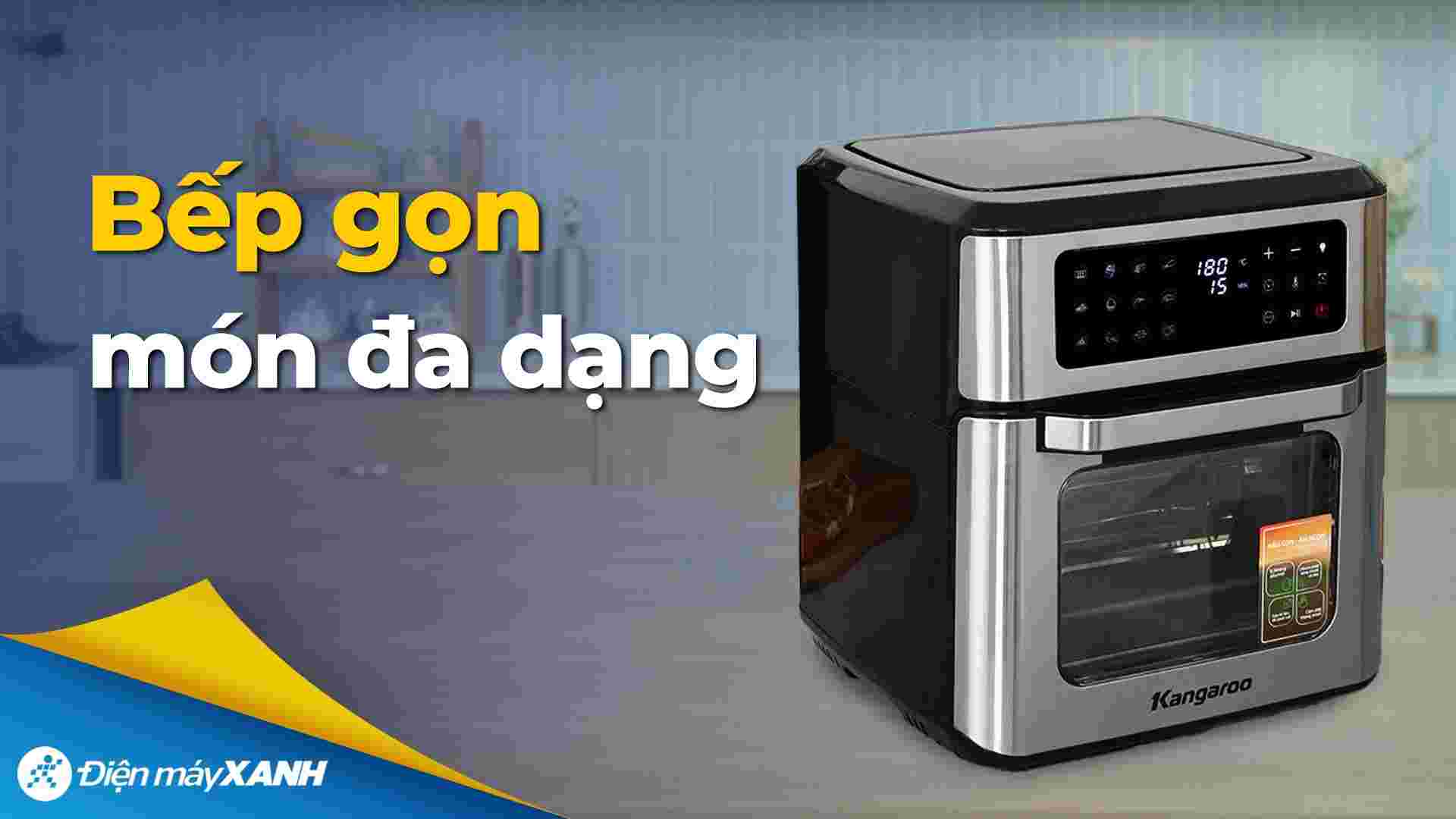 Nồi chiên không dầu Kangaroo KGAF122DG 12 lít
