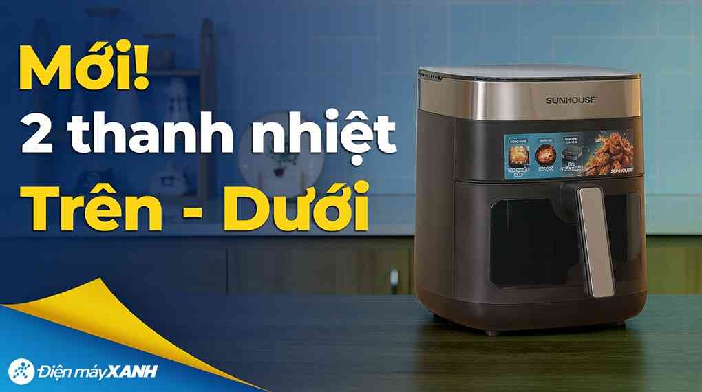 Nồi chiên không dầu Sunhouse Mama SHD4092 6.5 lít