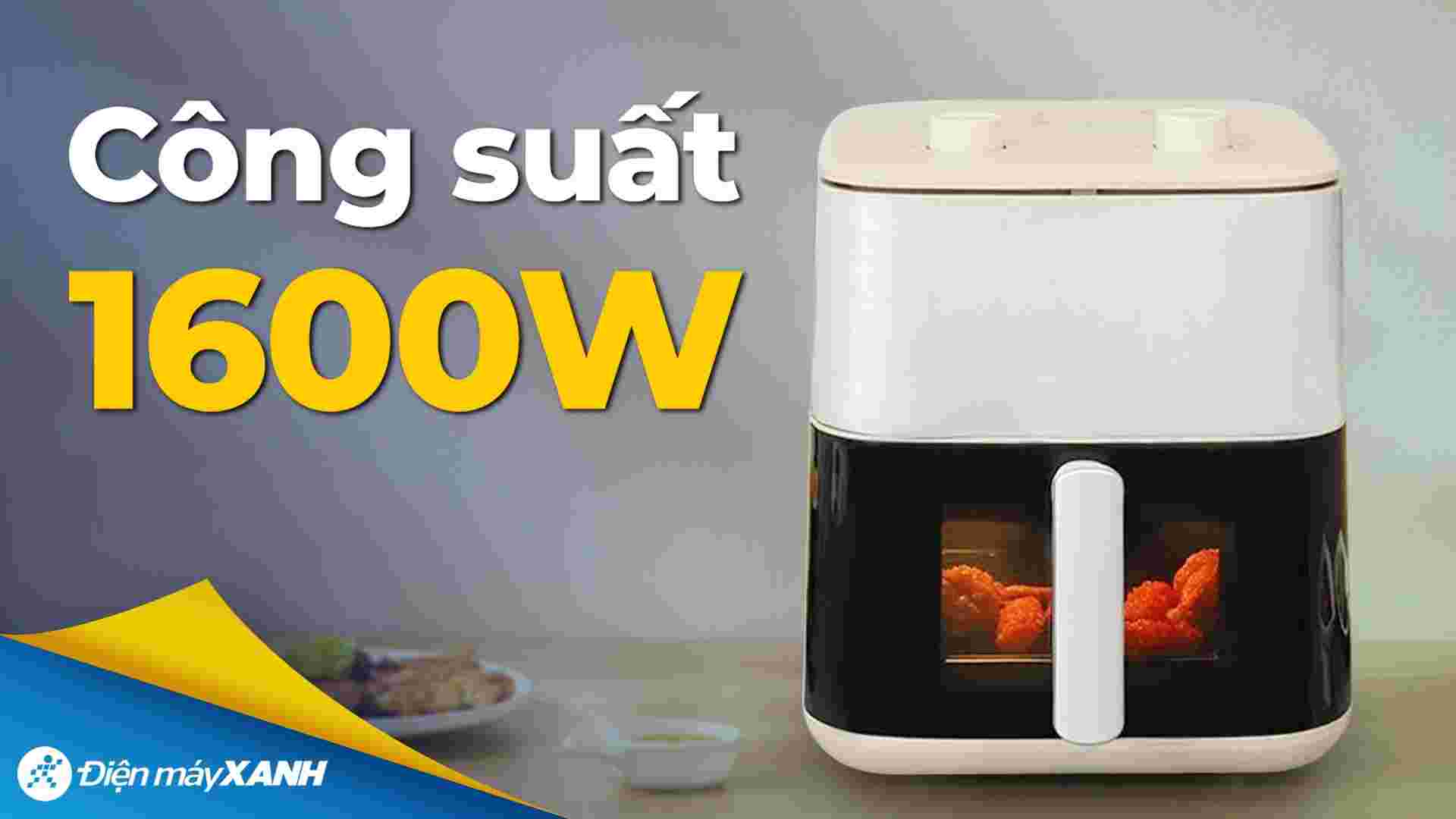 Nồi chiên không dầu Bear AFR-165VY 6 lít