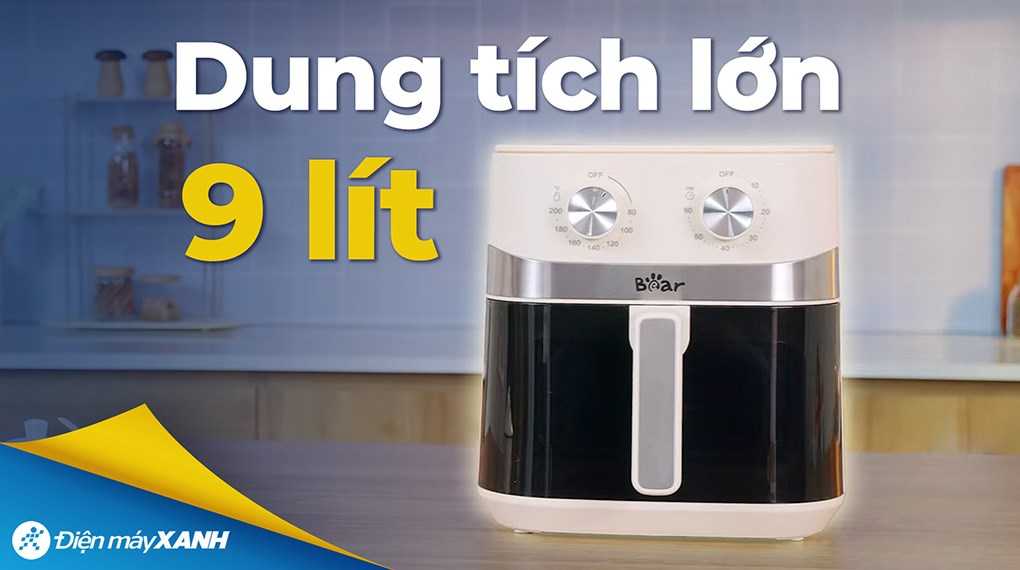 Nồi chiên không dầu Bear AFR-215BF 9 lít