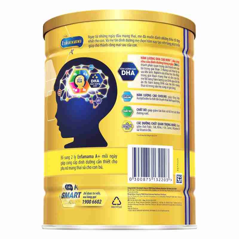 Sữa bầu Enfamama A+ 360° Brain Plus 830g