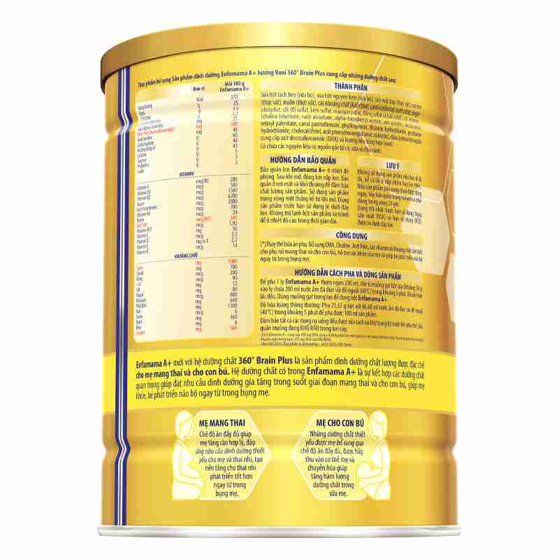 Sữa bầu Enfamama A+ 360° Brain Plus 830g