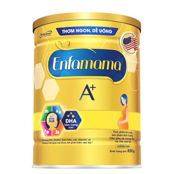Sữa bầu Enfamama A+ 360° Brain Plus 830g